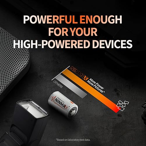 Miniatura 4 de Batería de litio CR2 de 3 V, paquete de 4 baterías de litio de 900 mAh CR2 de 3 voltios más duraderas, de larga duración para video y cámaras,