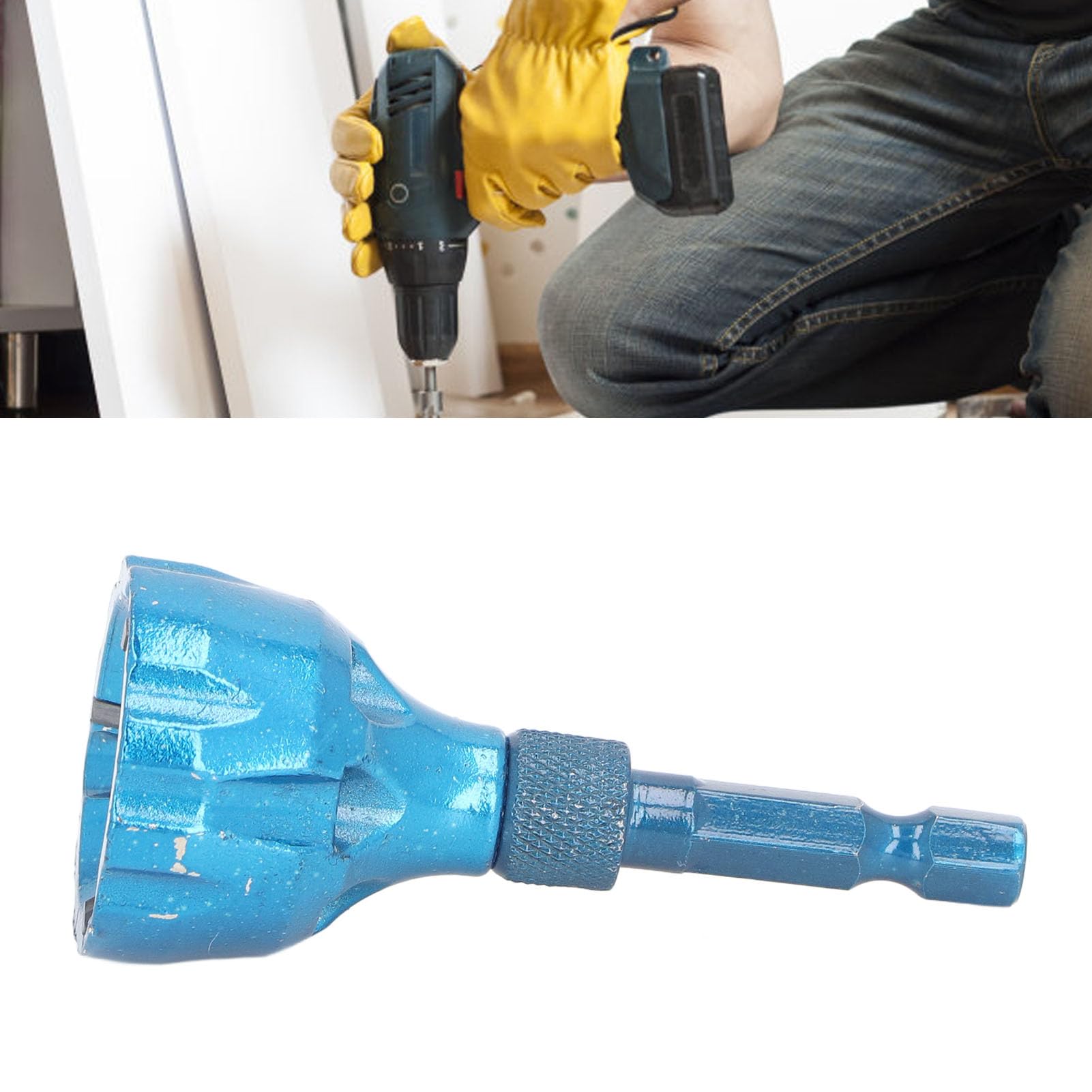 3 Flute Deburring Chamfer, with Carbide Blades Burr Removal External Chamfering Tool, Removing Burr Tool, for Metal Glass Fibre Hard Plastic