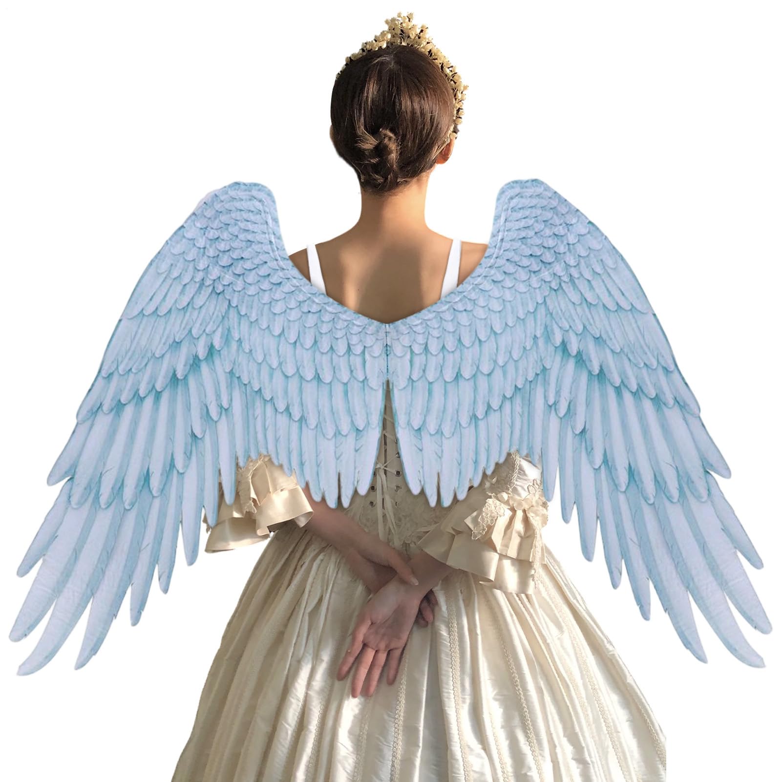 Generico Angeliche Per Di Grandi Dimensioni Natzie | o Unisex per Travestimenti da Fata Angelo per Carnevale Cosplay Maschere Ester Teatro e Palco Cosplayers Uomini e Donne