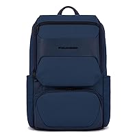 PIQUADRO, Computer and iPad® Pro12,9" backpack in recycled fabric with shoe compartment
