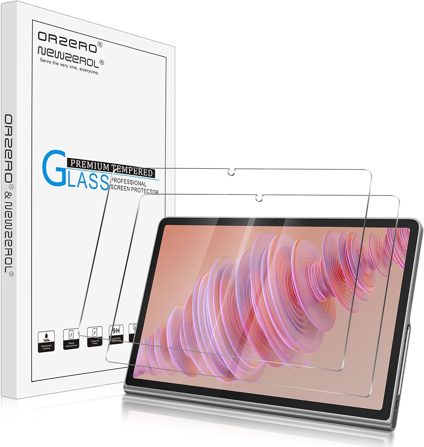 Orzero (2 Pack) Protector de Pantalla de Vidrio Templado para Lenovo Tab Plus 2024 11.5"