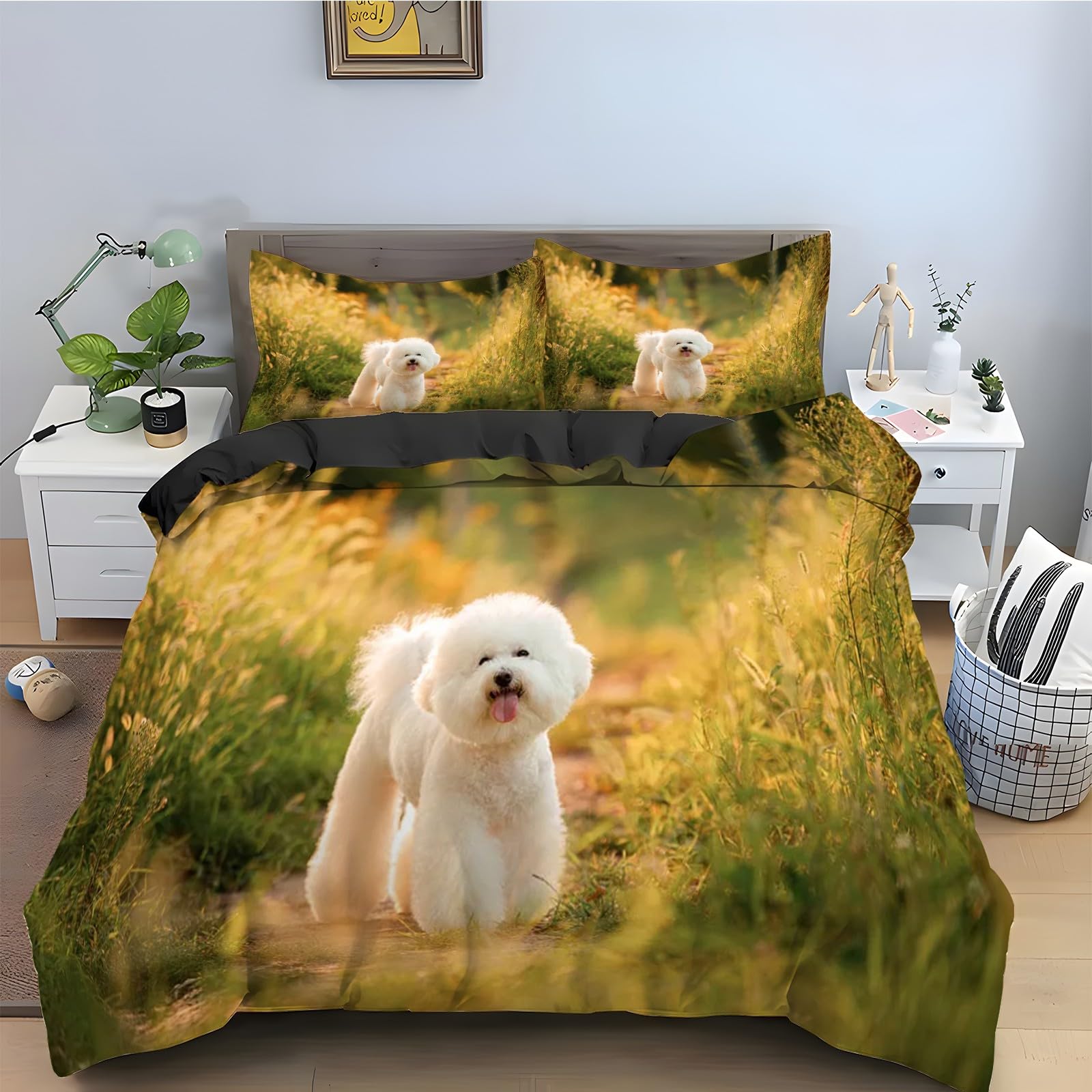 Housse de couette 220x240 antistatique et douce pour éliminer la fraîcheur nocturne