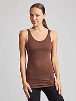 Vista 5 de Kalon Paquete de 4 camisetas sin mangas para mujer con diseño moderno y pechugona