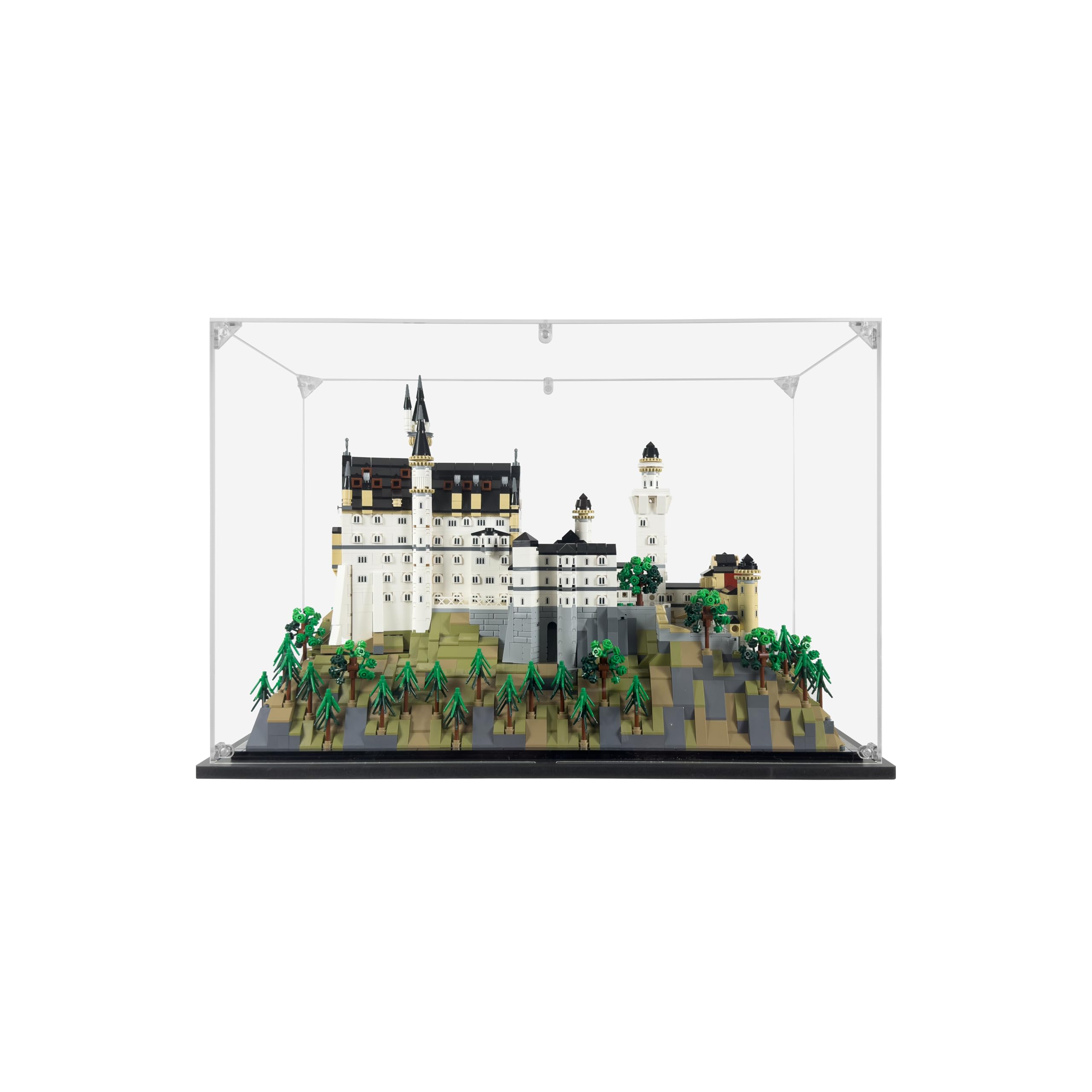 Acrylic Display Case Compatible for Lego Neuschwanstein Castle #21063, Dustproof Display…