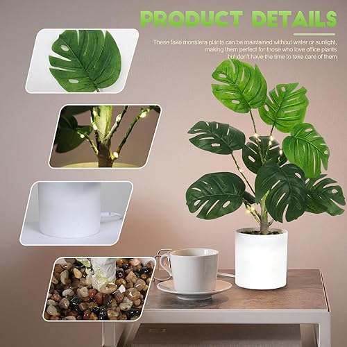 Miniatura 4 de Lámpara negra para decoración de árbol de Halloween, 1.6 pies, funciona con pilas, árbol de purpurina de Halloween con murciélago, araña, calabaza,