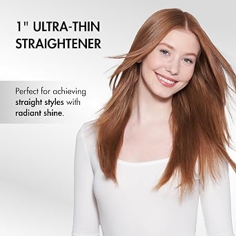 BabylissPRO Nano Titanium Ultra-Thin Hair Straightener, Professional Flat Iron, 5-Inch Extended Plates for Faster Straightening, for All Hair Types