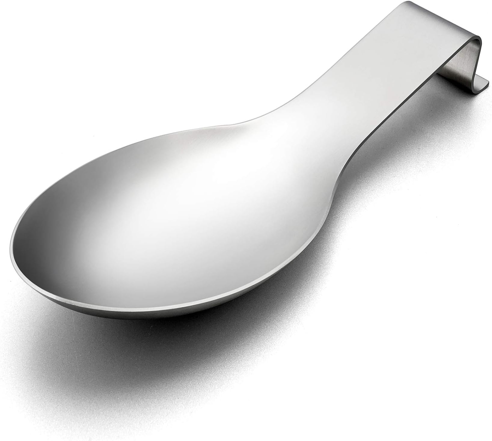 LIANYU Stainless Steel Spoon Rest, Spatula Ladle Holder, Heavy Duty, Dishwasher Safe