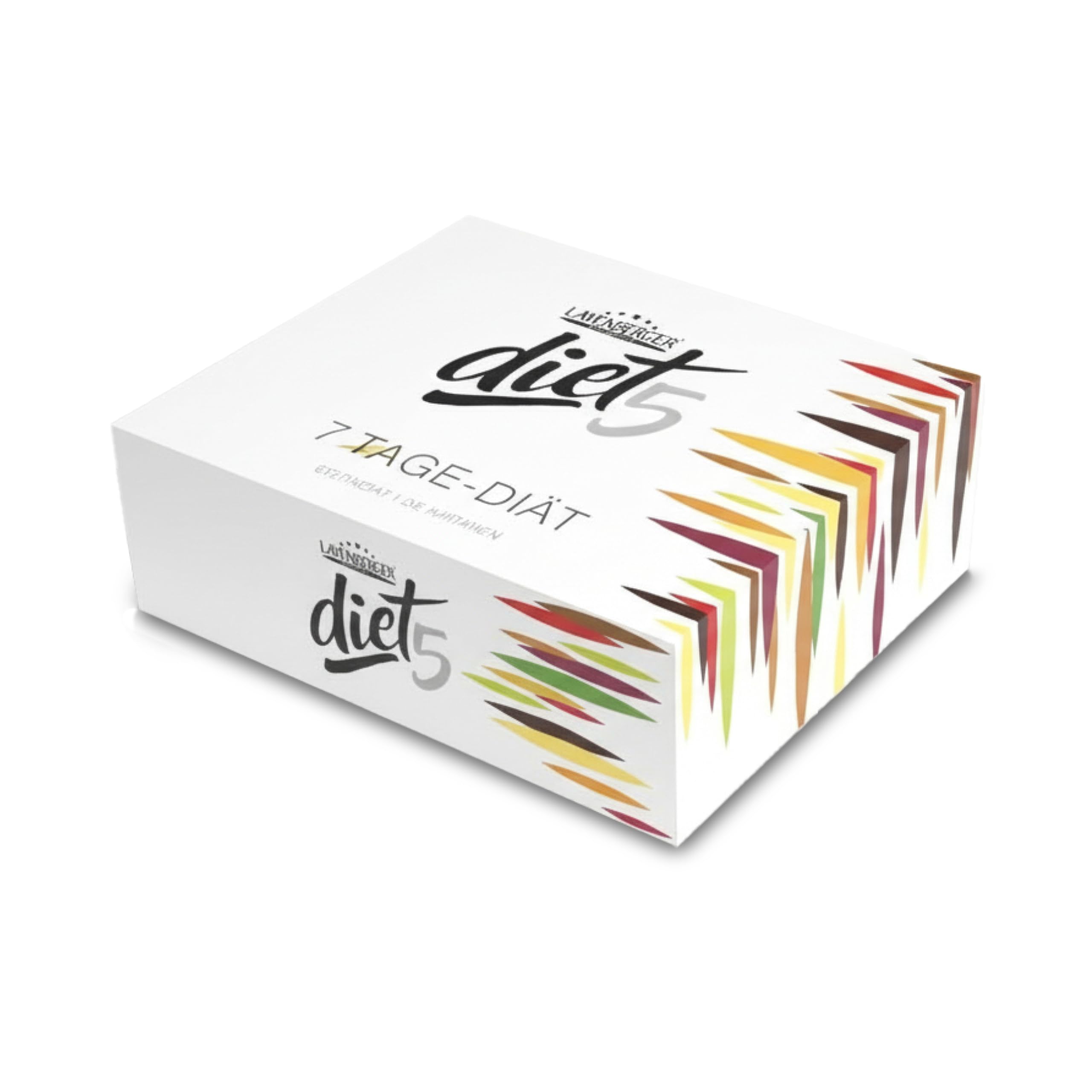 Layenberger diet5 7 Tage-Diät-Paket - Formula Diät inkl. Abnehm-Plan, Tagesrationsdiät glutenfrei - 35 Portionen (1,678 kg)