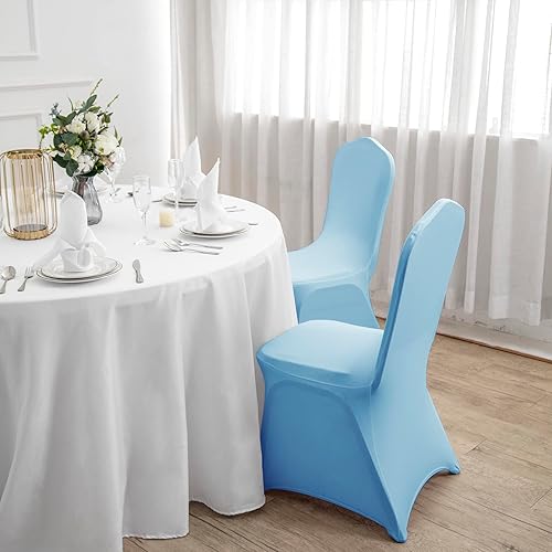 Miniatura 7 de AlGaiety Funda de elastano para silla, 12 unidades, fundas para silla, fundas para sillas de sala de estar, funda extraíble lavable y elástica para