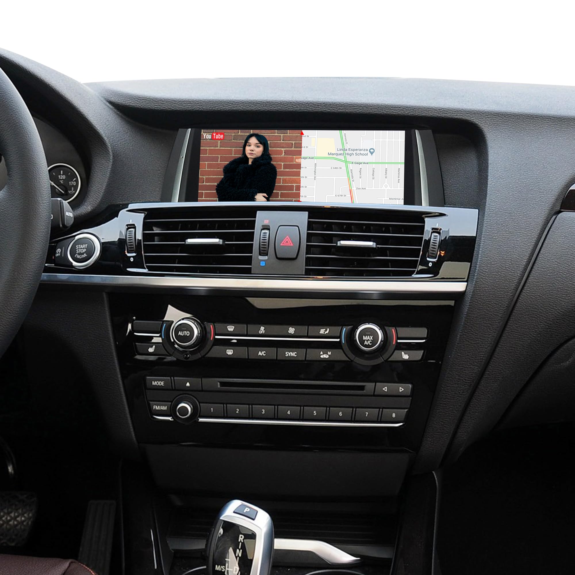 8.8 Ekran dotykowy CarPlay Radio Kit do BMW X3 F25 X4 F26 NBT System Android Auto Stereo Android 13 Aplikacje Netflix Spotify Prime Video Reddit Twitch Waze Gry Muzyka Nawigacja Waze Google Maps (256