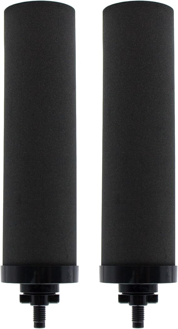 2 x Replacement 1 Micron Water Filter for Berkey BB9-2 Black Purification Elements and Berkey Gravity Filter System | Compatible with Berkey® Travel, Large, Royal, Crown Series, Pack of 2