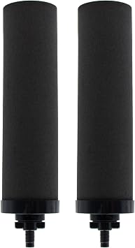 2 x Replacement 1 Micron Water Filter for Berkey BB9-2 Black Purification Elements and Berkey Gravity Filter System | Compatible with Berkey® Travel, Large, Royal, Crown Series, Pack of 2