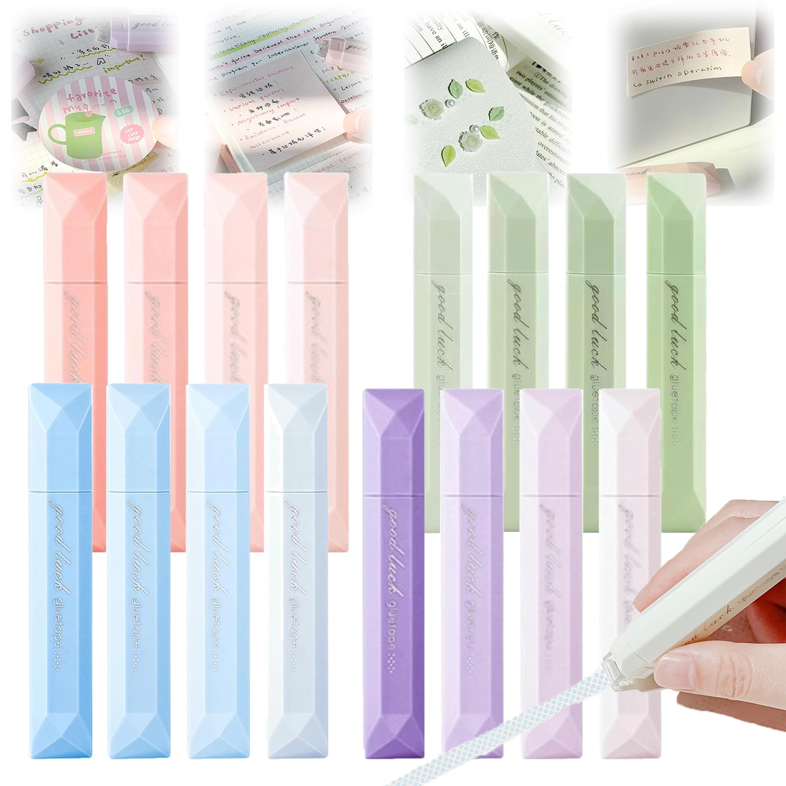 Stylos à ruban adhésif double face pour stopper les taches de colle sur vos photos
