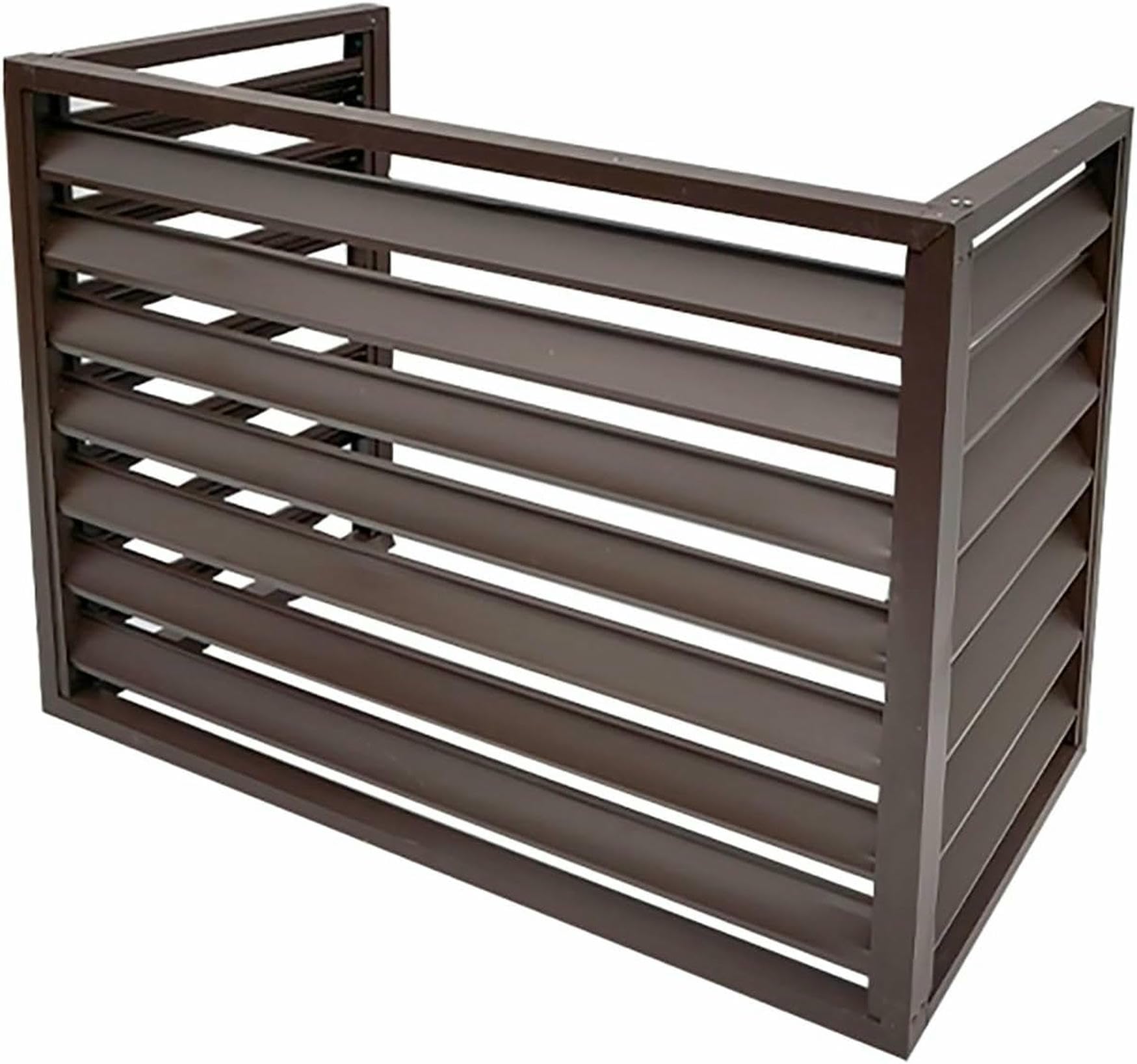 Soporte para plantas exterior y cubierta de aire acondicionado para solucionar falta de espacio