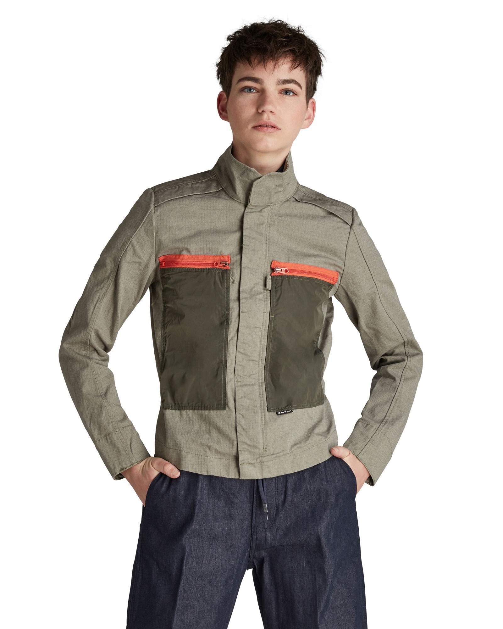 G-Star Women's Green (Shamrock D19037-C658-2199) Slim Overshirt, Xs