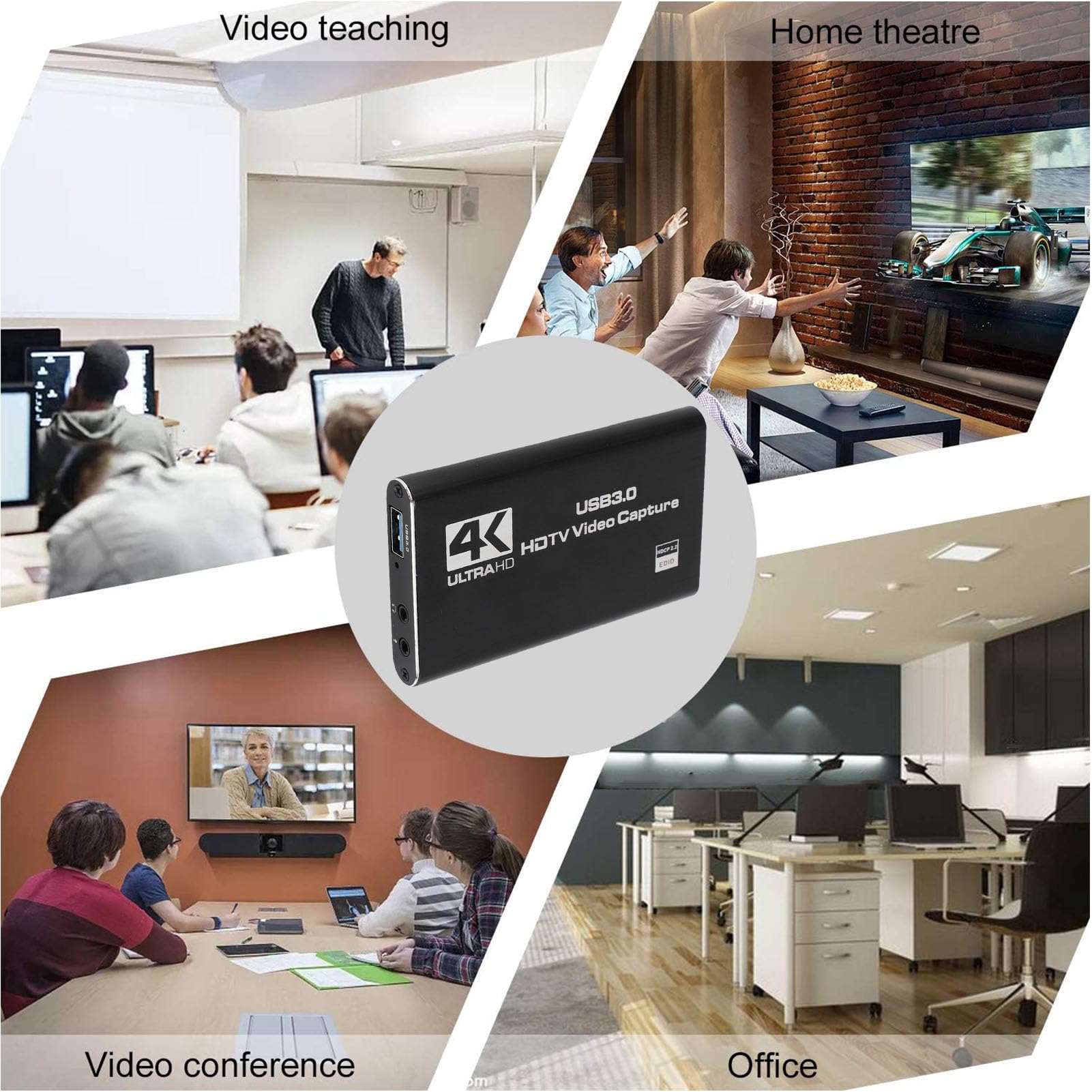 Karta Przechwytywania Wideo 4K HDMI, 1080p 60fps, HDMI do Karty Przechwytywania USB 3.0 dla Przełącznika, na Pokład Parowy, dla ROG Allydvd, DSLR, HDTV, Aparat, Kamery