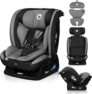 LIONELO AART I-SIZE Silla Coche Bebé 40-150 cm, Montaje con Cinturones de Seguridad, Reposacabezas e Inclinación Ajustable...