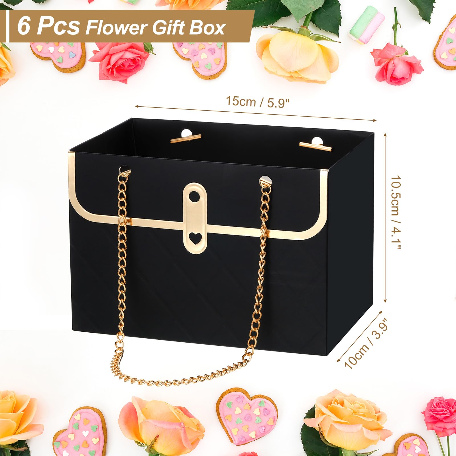PATIKIL Buste Regalo Per Fiori Di Carta, 8pz Buste Regalo Fiori Bouquet