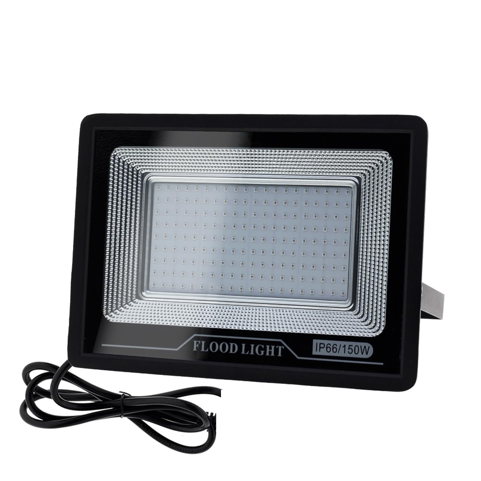 LLOOPK LED Flood Light, UV Flood Light Fluorescent Stage Lamp 50W 100W Ultraviolet LED Black Waterproof Floodlight Party Halloween Decoration(150W with Plug)