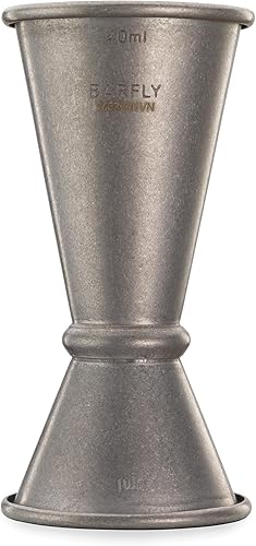 Miniatura 11 de Barfly Vaso medidor de estilo japonés, 1 oz x 1-1/2 oz, Vintage