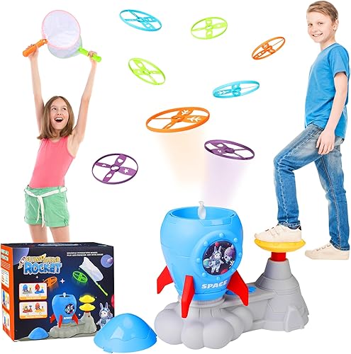 AEDIFOCODE Juguetes al aire libre para niños de 3 a 5 años Juego de captura de mariposas de elefante - Actividades de patio exterior de verano