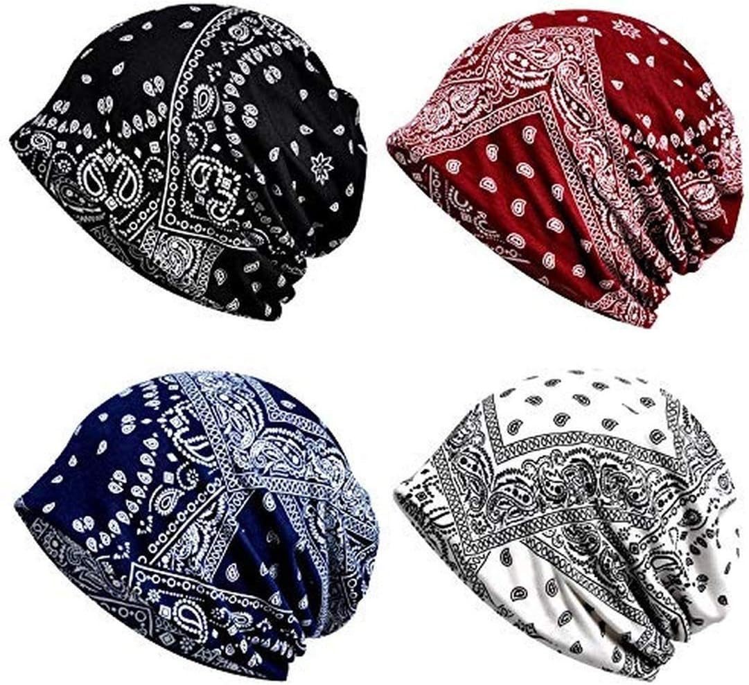 Cotton Fashion Beanies Chemo Caps Cancer Headwear Skull Cap Knitted hat Scarf for Women