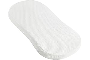 Halo Bassinet Replacement Mattress: Baby Bassinet Mattress with 100% Breathable Cover for...