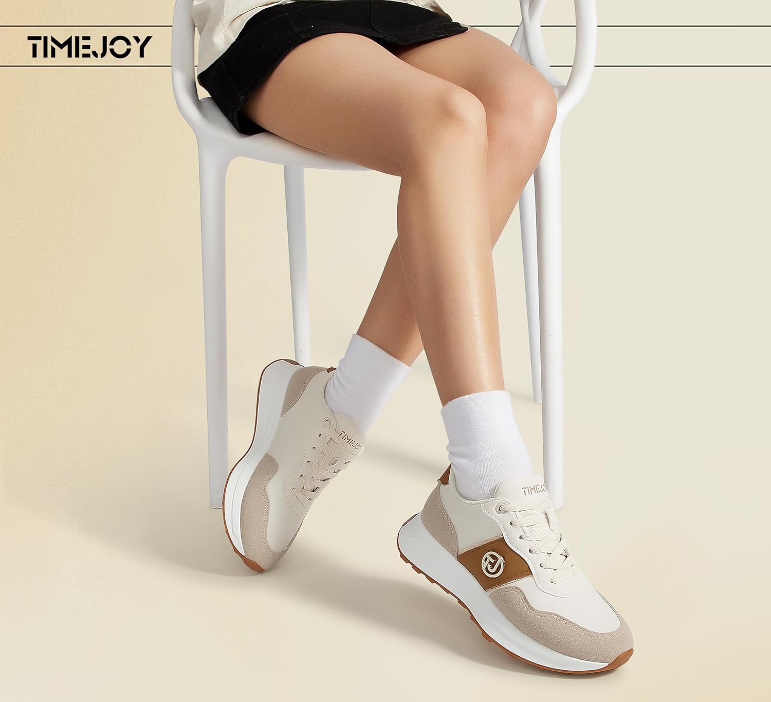 Women's Retro Fashion Sneakers - Comfortable Casual Shoes with Premium Soft PU Upper, Breathable & Durable, Lightweight Cushioned Sole for Walking, Gym, Casual Wear - Image 7