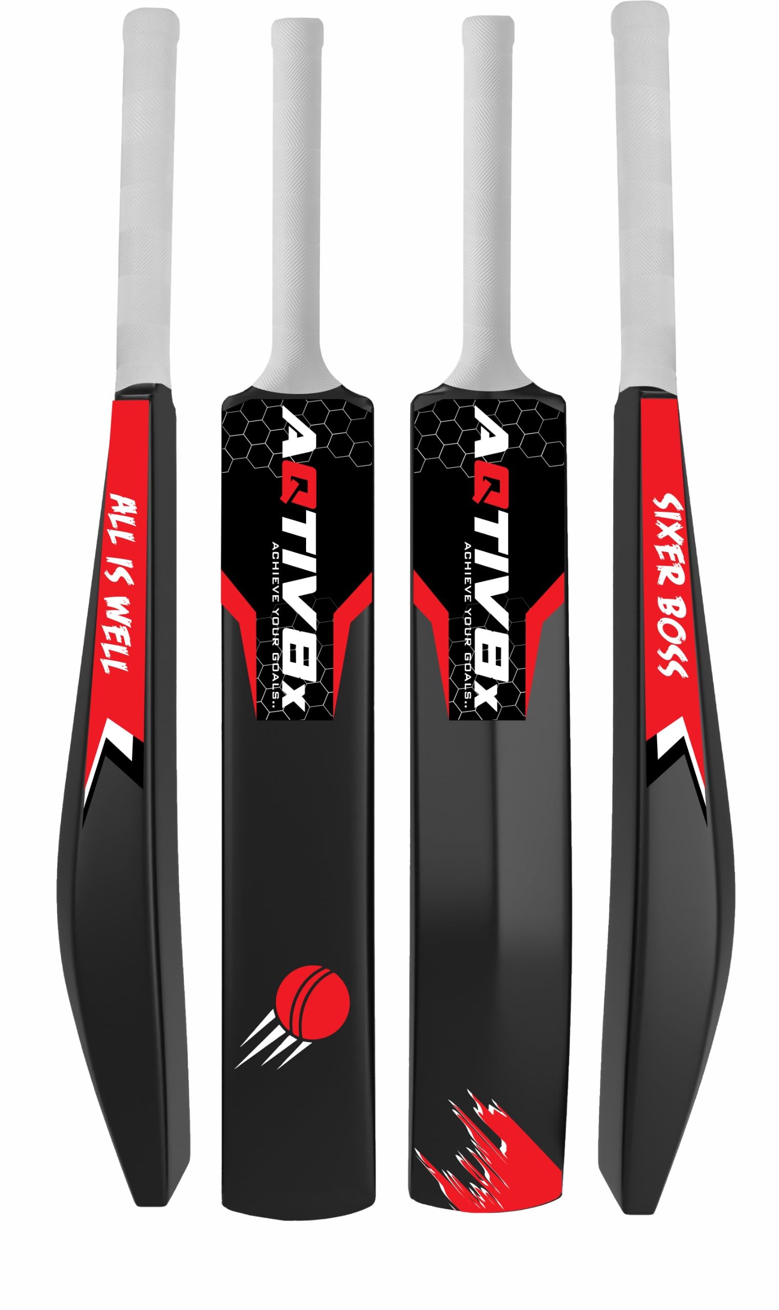 AQTIV8x Plastic Bat, Hard Plastic Cricket Bat, Tennis Cricket Bat, Turf Tennis Bat Lightweight-picture-36