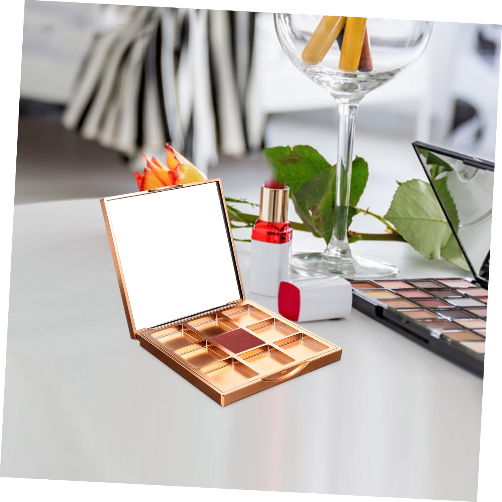 Didiseaon 5pezzi Palette Per Ombretti Vuota Scomparti Design e Portatile Per Makeup Personalizzato Per Viaggi e Cosmetici