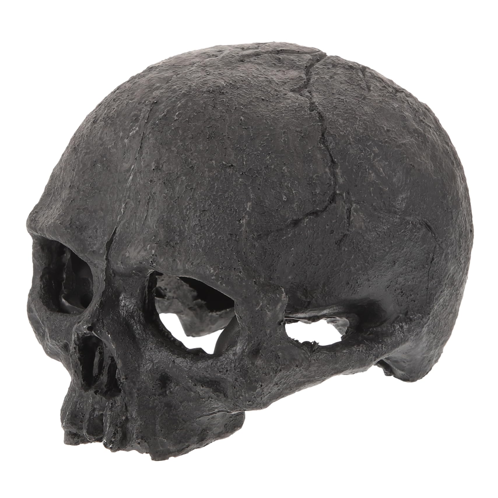 BELLIFFY Resin Skull Aquarium Ornament Fish Tank Skull Decorations Hideout for Reptiles