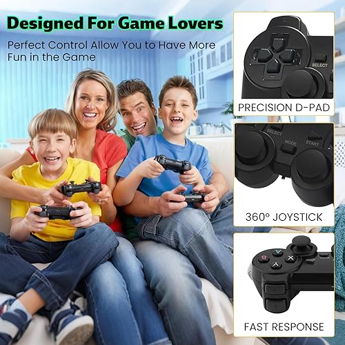 Miniatura 5 de Wireless Retro Game Console Plug & Play Game Stick with 20000+ Video Games, 4K HDMI Output & Dual 2.4G Wireless Controllers,Ideal Christmas Gift for