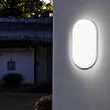 Aydos 20W Oval Beyaz LED Nemliyer Armatür – IP65 Su Geçirmez TavanDuvar Lambası, 6500K Beyaz Işık, 2000 Lümen, 27x16.7 cm, İç ve Dış Mekan Kullanıma Uygun, Banyo Balkon Bahçe Aydınlatması [Enerji Sınıfı E]