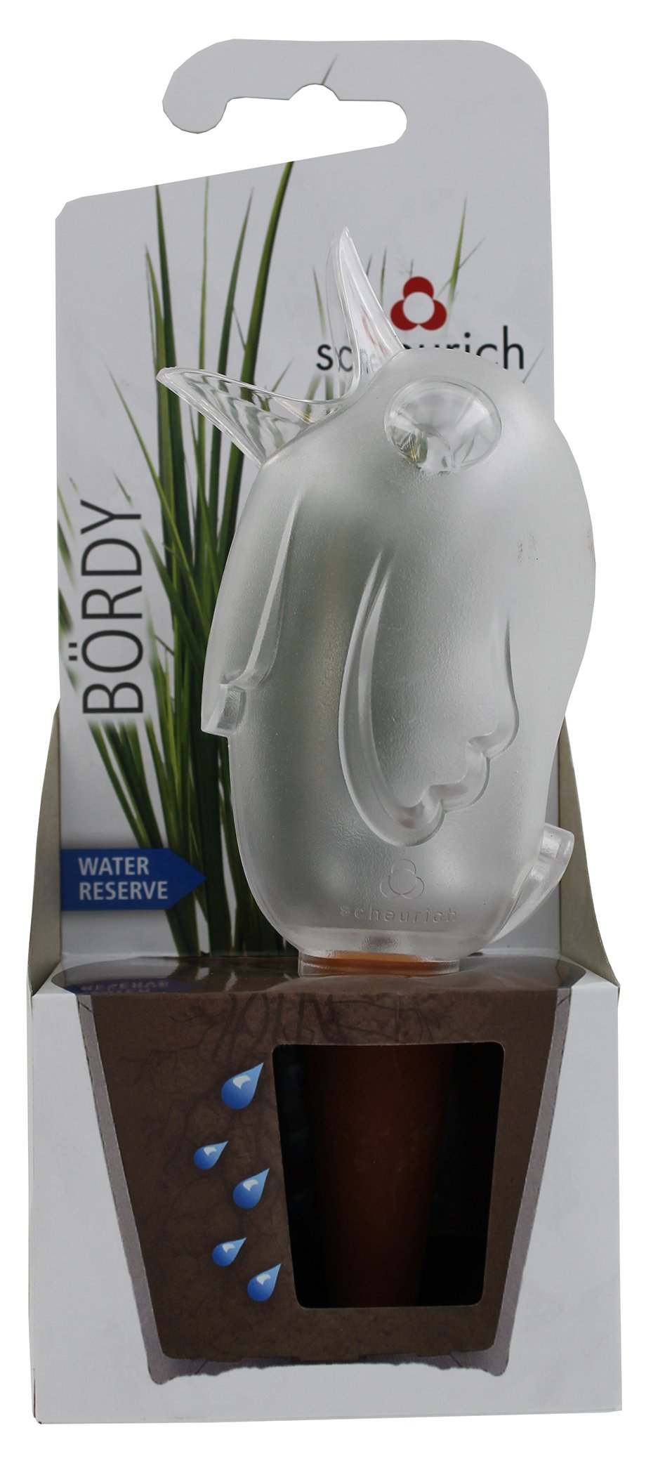 Scheurich Usa Bordy Water Plant Reserve Color: Clear, Size: 7.75" H x 2.5" W x 2.5" D