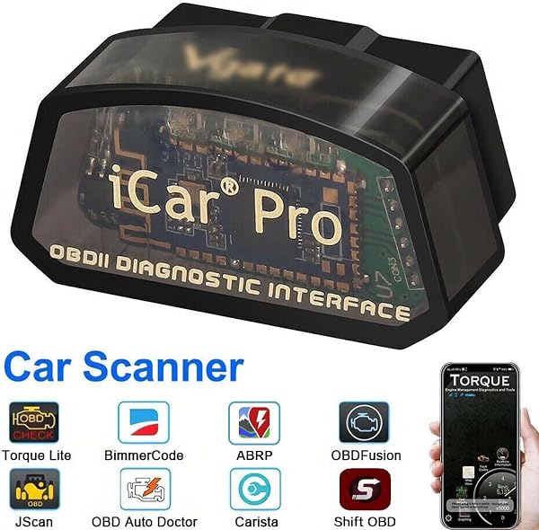 Vgate iCar Pro BLE OBD2 Bluetooth Scanner Per iOS/Android OBD Adattatore Auto Lettore di Codice Diagnostico Strumenti di Scansione - 2
