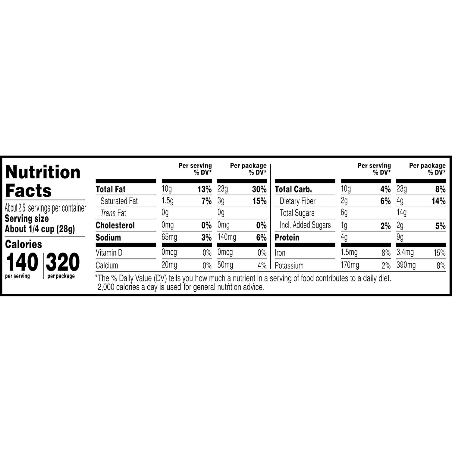 Nut Harvest Nut & Fruit Mix, 2.25 Ounce (Pack of 16) : Everything Else
