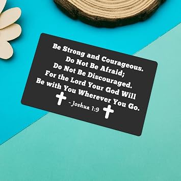 Religious Gift for Christian Inspirational Gifts Metal Wallet Card Bible Verse Gift Easter Prayer Gift Scripture Gifts Encouragement Gift Graduation Christmas Birthday Gift for Friends Coworker