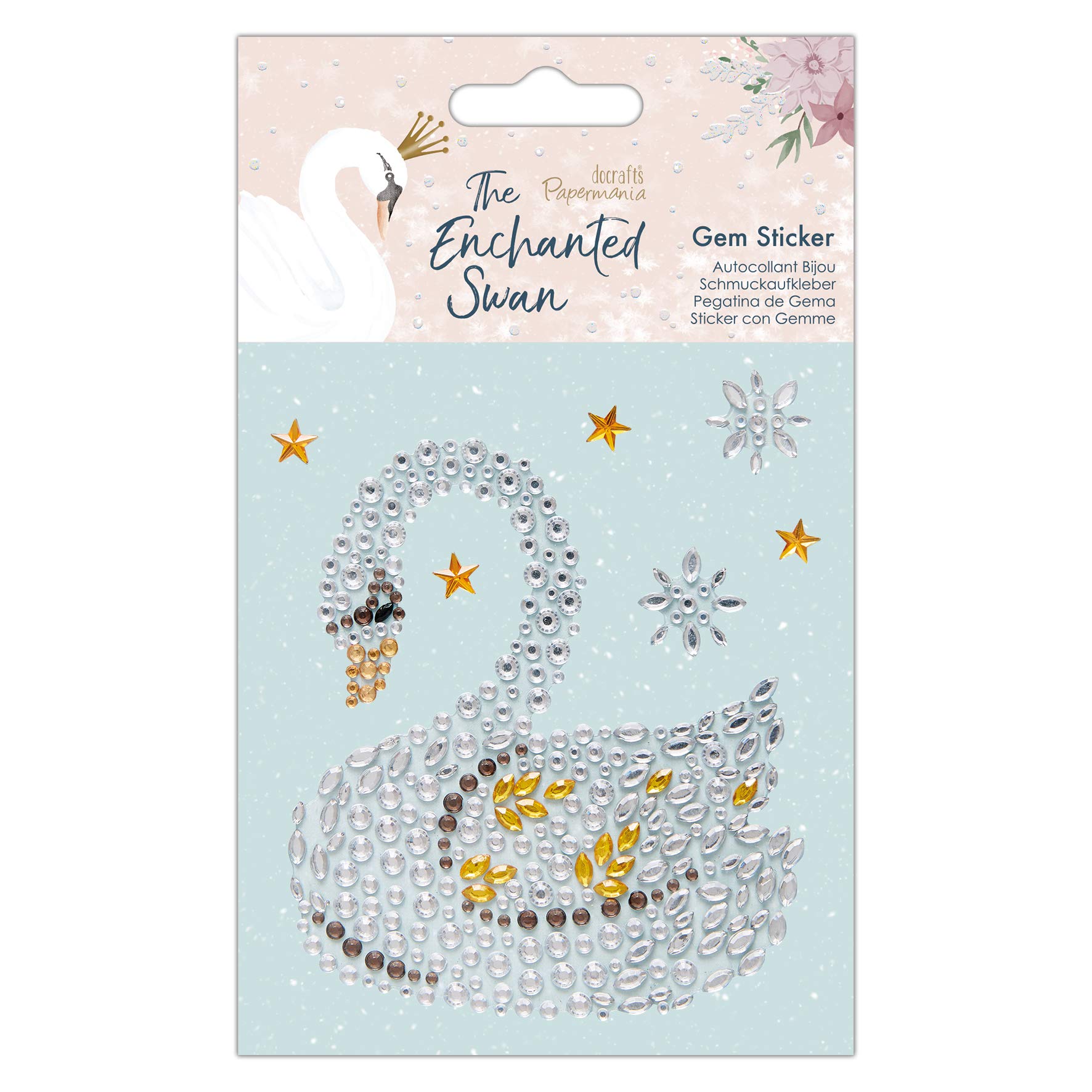 Papermania Glitzer-Dome-Sticker Silber – 60 Stück, 3D-Effekt Fürs Scrapbooking