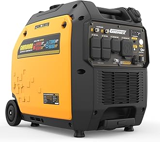 8000W Dual Fuel Inverter Generator, Gas & Propane Powered, RV Ready Remote/Electric Start, Super Quiet, 30A＆50A Ultra Outlet with CO Sensor Portable Generator for RV, Home Backup or Emergency