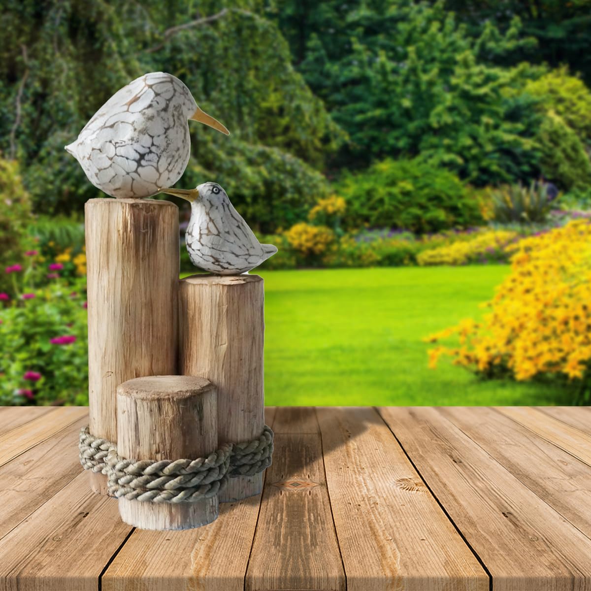 deko dunkelbraun Deko-Pilz aus Papier in (Höhe 30 cm) – goldmarie Etagere, Groß, 3 Etagen,