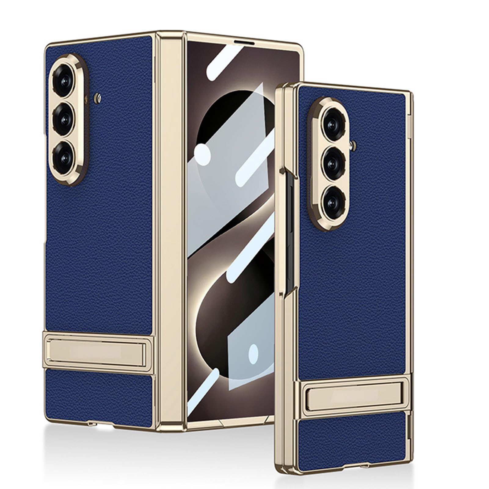 Custodia in pelle placcata for Samsung Galaxy Z Fold 8 Ultra