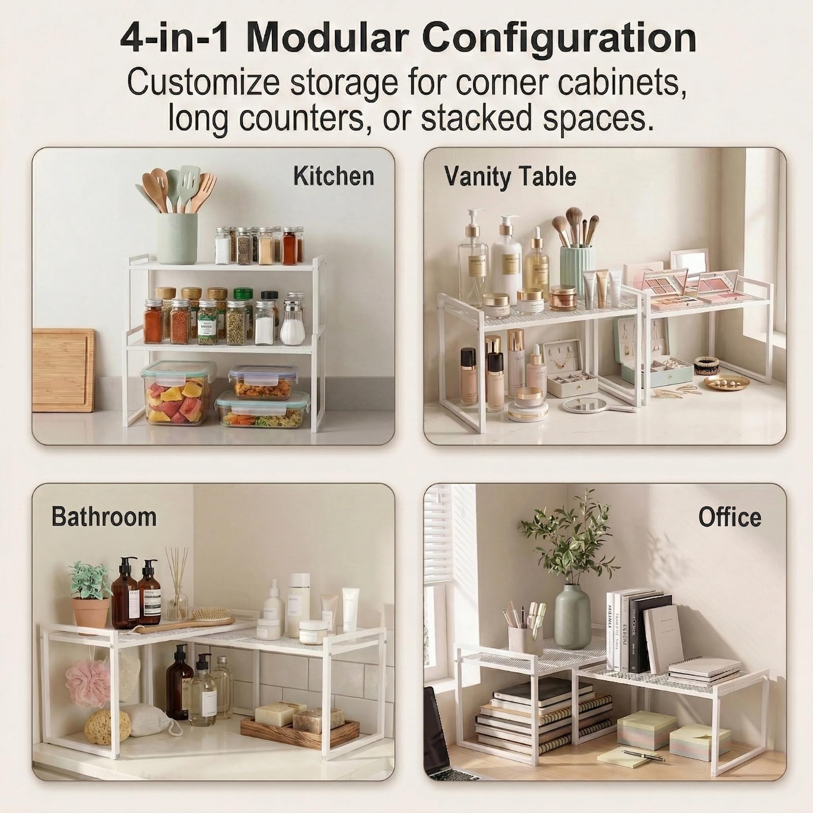 Amazon.com - BlisXybion Set of 2 Cabinet Organizers 16.1''W 44 LBS