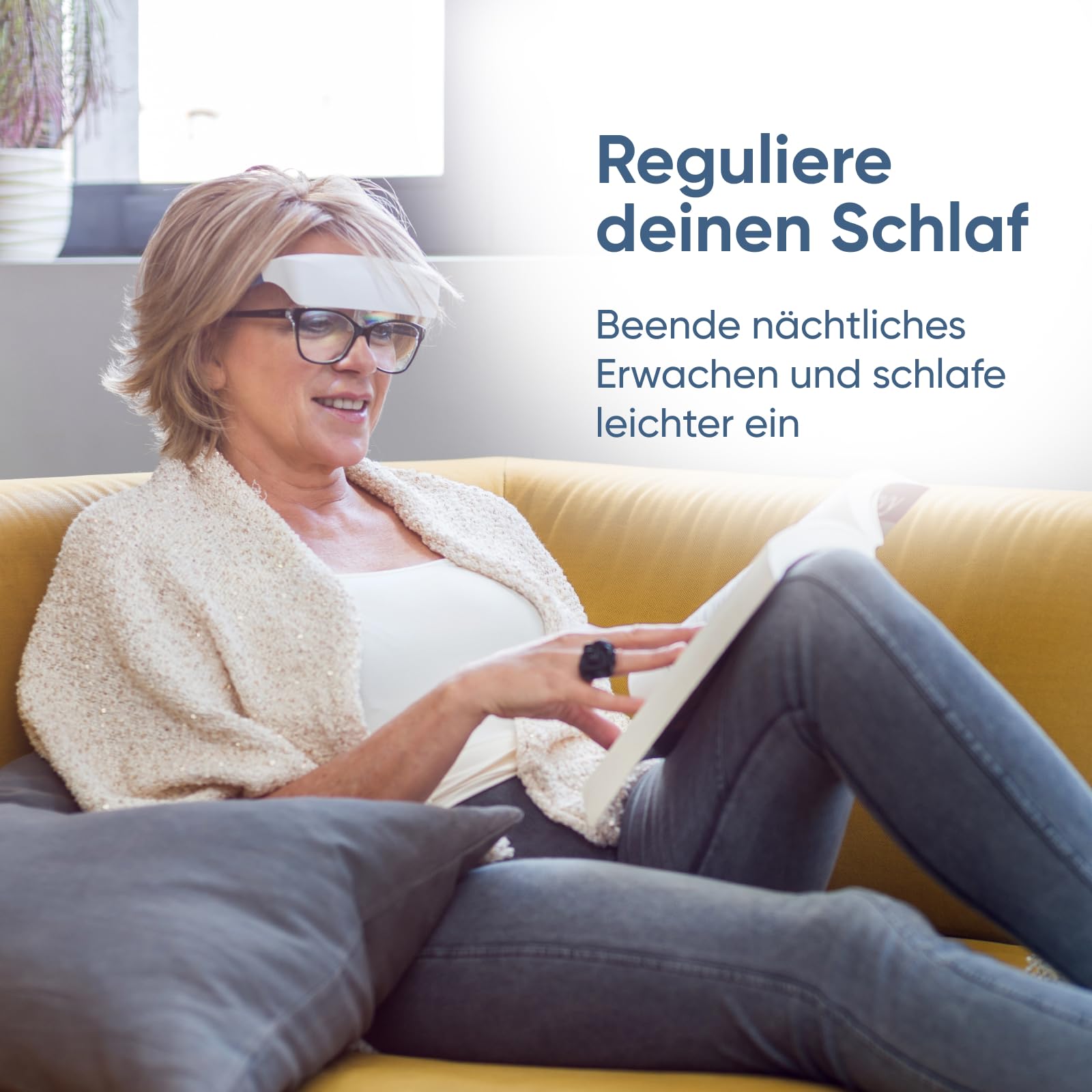 Luminette 2 Lichttherapie-Brillen (Version 2024) – Tragbare Tageslichtlampe – Natürliche Linderung für Schlafprobleme und saisonale Stimmungsstörungen