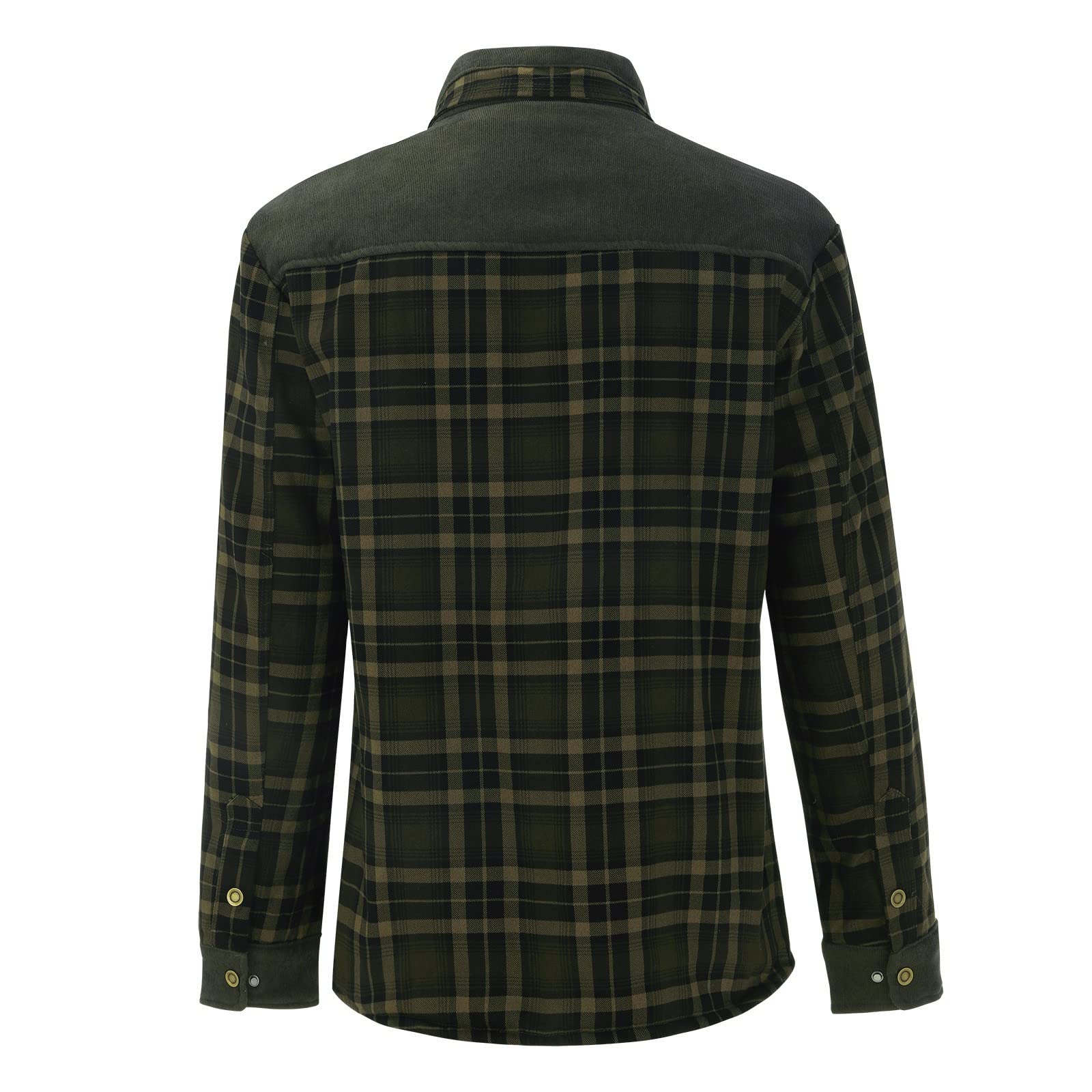 Camicia termica da uomo foderata 4XL: camicia a quadri, slim fit, giacca a quadri, giacca a maniche lunghe, giacca invernale da lavoro, oversize, calda flanella/giacca termica invernale