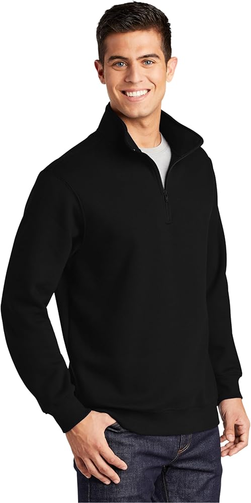 SPORT-TEK Unisex Quarter Zip Sweatshirt, Black, XS | Amazon.com SPORT-TEK Unisex Quarter Zip Sweatshirt, Black, XS | Amazon.com