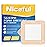 Niceful 10 Count 5 x 5 Silicone Foam Dressing with Gentle Border (3 x 3 Pad) - Bandages for Wounds, Pressure Sores Post-Surgery Incisions Abrasions & Blisters, High Absorbency Wound Care