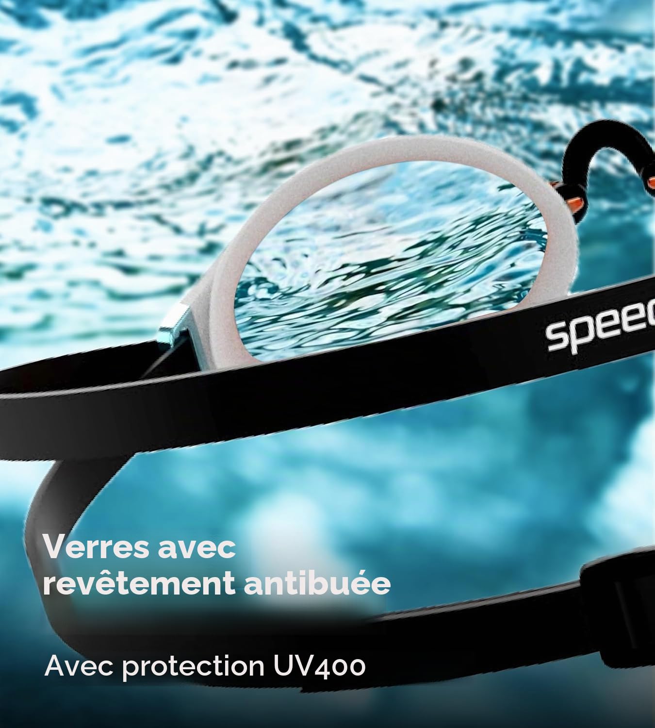 Speedo Unisex Fastskin Speedsocket 2 Swimming Goggles, Competitive Racing Goggles, Anti-Fog, Anti-Leak