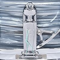 Vista 4 de Ludwig 5.5x14 Legacy Maple Jazz Fest Snare Drum Vintage Blue Oyster