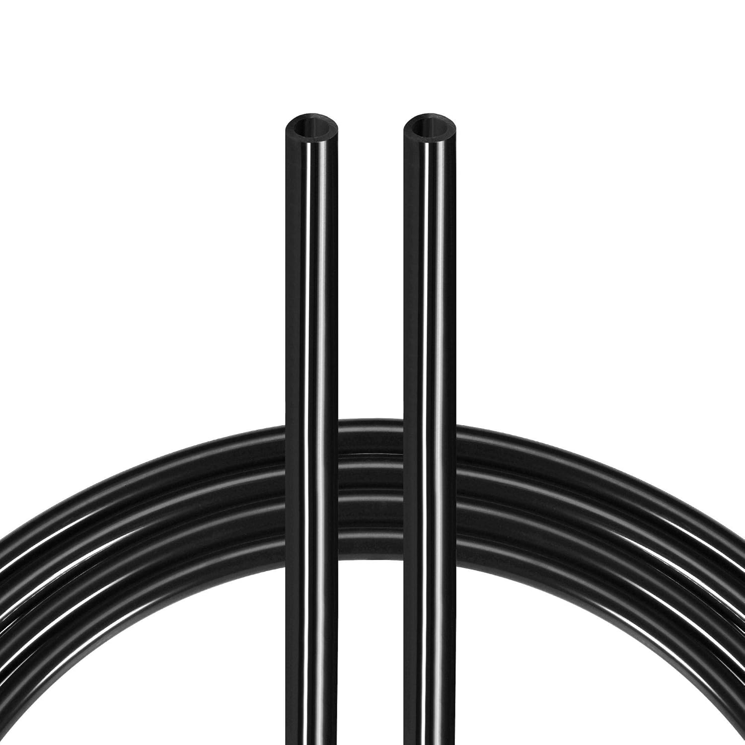 uxcell Pneumatic Tubing, Air Compressor Tube Hose PU Air Line Hose 6.5mm ID x 10mm OD x 12m/39.4Ft Black