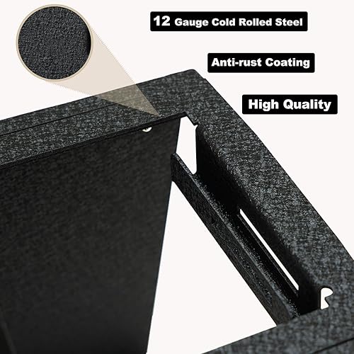 Miniatura 3 de Caja de seguridad para consola central  Caja de seguridad para pistola de consola KEREN compatible con Dodge Ram 1500 2500 3500 y 2019 Dodge Ram